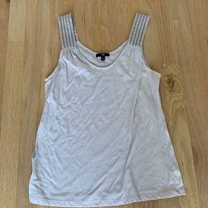 Silver tank top by GAP